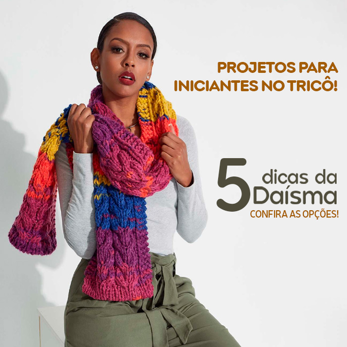 Projetos para iniciantes no tricô: 5 ótimas opções!